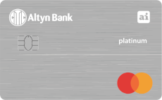 Altyn Bank дебетовая карта Mastercard Platinum