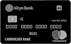 Altyn Bank кредитная карта World Elite