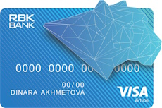 Bank RBK дебетовая карта VISA VIRTUON