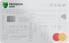 Freedom bank дебетовая карта Deposit card