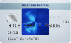 Halyk bank кредитная карта American Express Blue