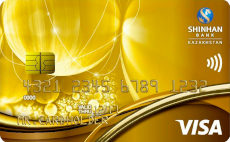 Шинхан Банк дебетовая карта Visa Gold